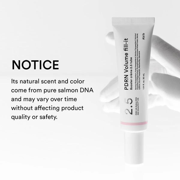 Abib - PDRN Volume Fill-It Booster Cream 2.5 Tube - Krém pro viditelně pevnější pleť 30 ml