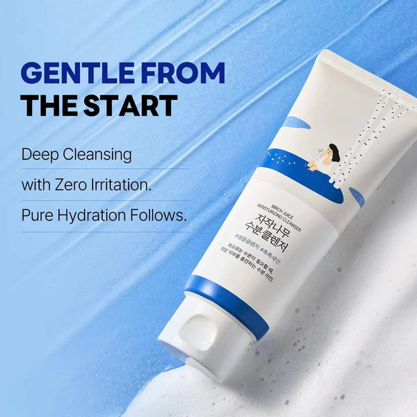 ROUND LAB - Birch Juice Moisturizing Cleanser - Jemný hydratační čisticí gel s březovou mízou 150 ml