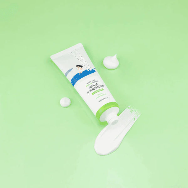 ROUND LAB - Birch Juice Mild-Up Sunscreen SPF 50+ - Fyzikální opalovací krém pro citlivou pleť 50ml