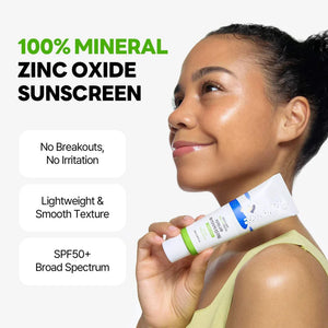 ROUND LAB - Birch Juice Mild-Up Sunscreen SPF 50+ - Fyzikální opalovací krém pro citlivou pleť 50ml
