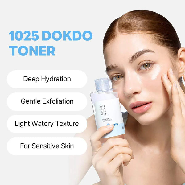 1025 Dokdo Toner - Jemně exfoliační a hydratační tonikum pro citlivou pleť