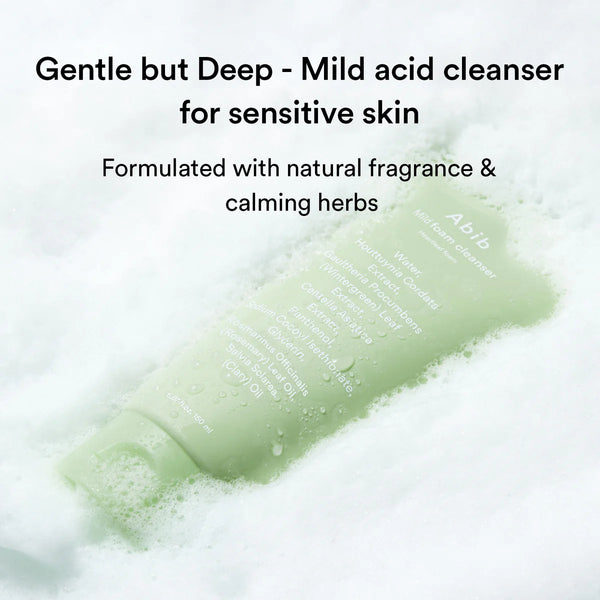 Abib - Mild foam cleanser Heartleaf foam - Jemná čisticí pěna pro problematickou pleť 150 ml