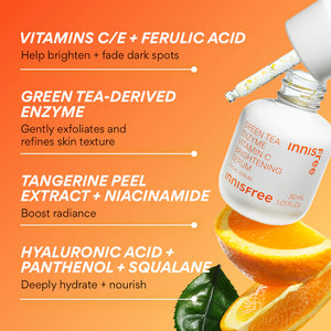 Green Tea Enzyme Vitamin C Brightening Serum - Rozjasňující sérum s vitamínem C a enzymy ze zeleného čaje 30ml