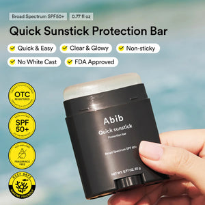 Abib - Quick sunstick Protection bar SPF50+ PA++++ – Ochranná SPF tyčinka 22g