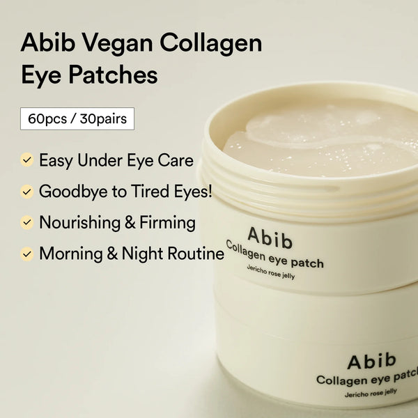 Collagen Eye Patch Jericho Rose Jelly - Hydrogelové náplasti pod oči s kolagenem a růží z Jericha 60ks/90ml