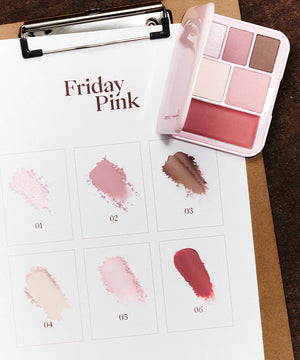 JOOCYEE - Lookbook Multi Palette - Multifunkční paletka 5v1 pro oči, tváře i rty