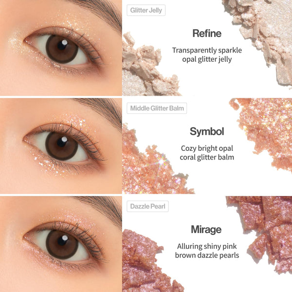 Glitterpedia Eye Palette - Paleta očních stínů