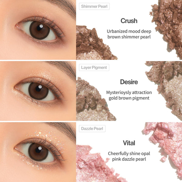 Glitterpedia Eye Palette - Paleta očních stínů