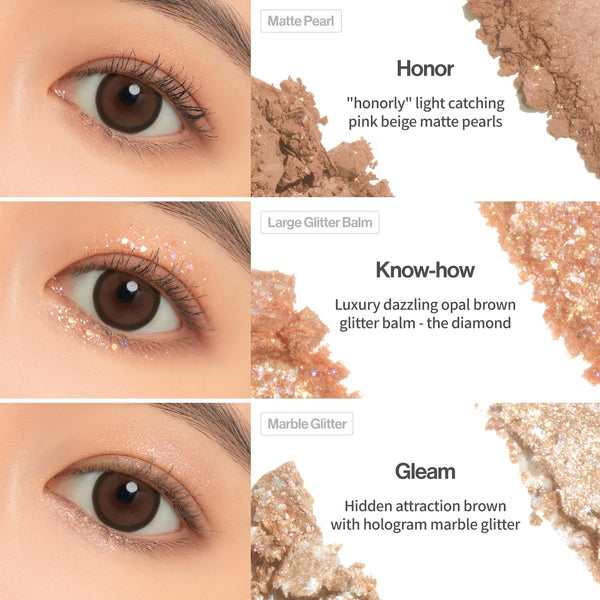 Glitterpedia Eye Palette - Paleta očních stínů