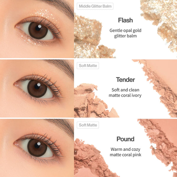 Glitterpedia Eye Palette - Paleta očních stínů