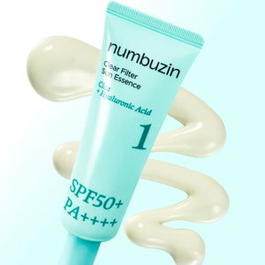 numbuzin - No.1 Clear Filter Sun Essence SPF50+ PA++++ - Lehká opalovací esence pro citlivou, mastnější a problematickou pleť