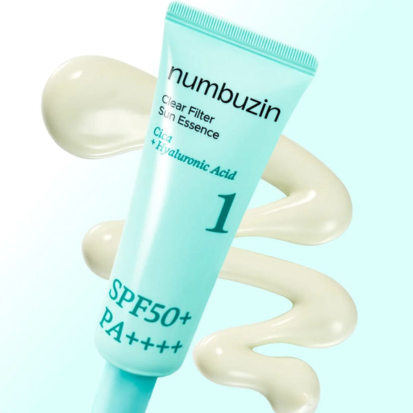 numbuzin - No.1 Clear Filter Sun Essence SPF50+ PA++++ - Lehká opalovací esence pro citlivou, mastnější a problematickou pleť