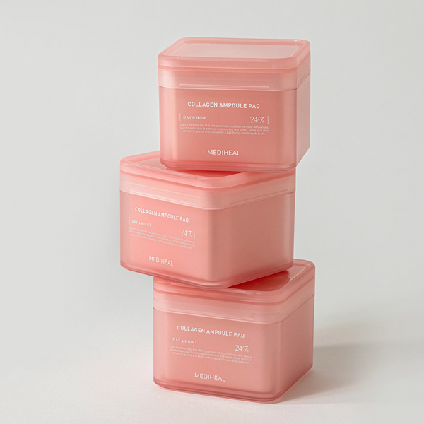 Collagen Ampoule Pad - Zpevňující tonizační polštářky s kolagenem 100ks/150ml