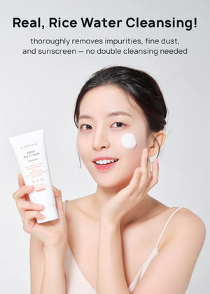 S.NATURE - Aqua Rice Foam Cleanser - Jemná čisticí pěna s rýžovým extraktem