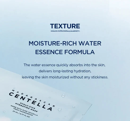 Hyalu-Cica Hydrating Mask - Intenzivně hydratační plátýnková maska - 23 ml