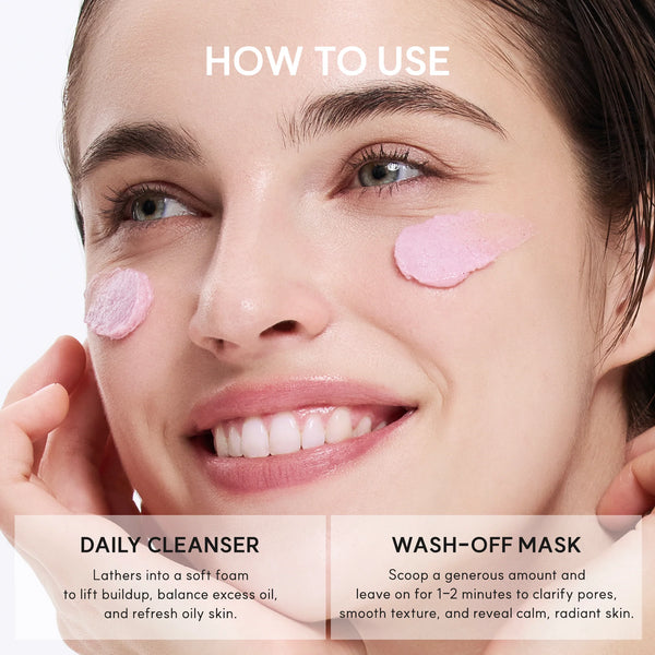Arencia - Fresh Rosehip Rice Mochi Cleanser - Jemná čisticí pasta pro citlivou a suchou pleť