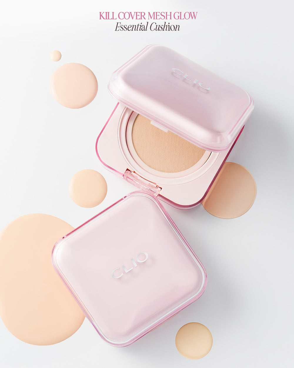 Kill Cover Mesh Glow Essential Cushion - Hydratační make-up v houbičce (+ náhradní náplň)