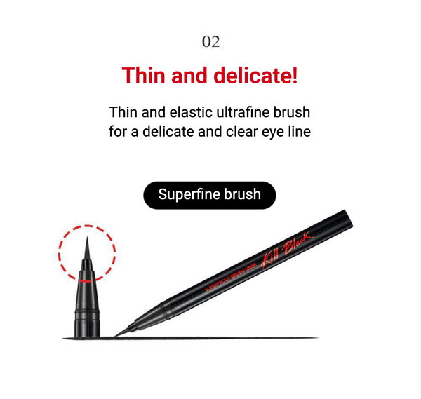 Superproof Brush Liner Kill Black