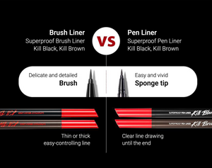 Superproof Brush Liner Kill Black