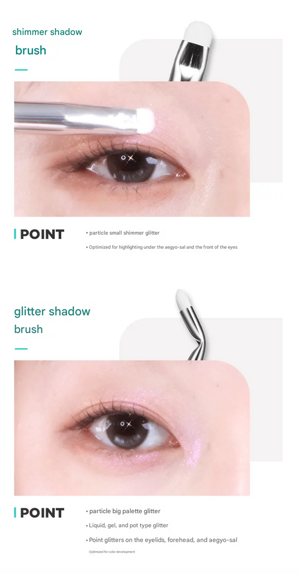 Point Glitter Brush Duo Set