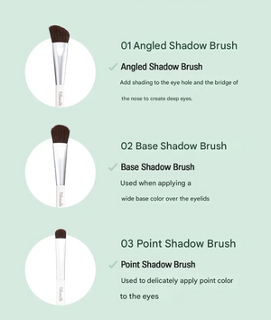 Eye Make Up Brush Kit (6 types) - Sada 6 štětců na oči