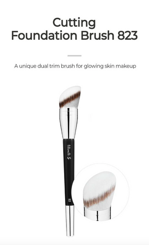 S Cutting Foundation Brush 823 - Štětec na make-up