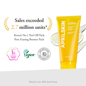 Calendula Peel Off Mask - Čisticí peel-off maska pro hladší pleť a čisté póry 100g