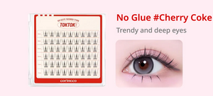 CORINGCO - Toktok Hara Eyelash No Glue - Cherry Coke - Samolepicí umělé řasy bez lepidla