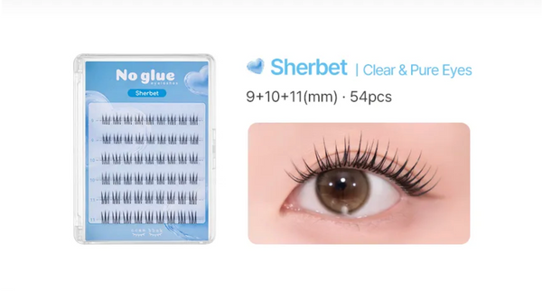 ccam bbak - No Glue Lash - Sherbet - Hypoalergenní samolepicí trsové řasy