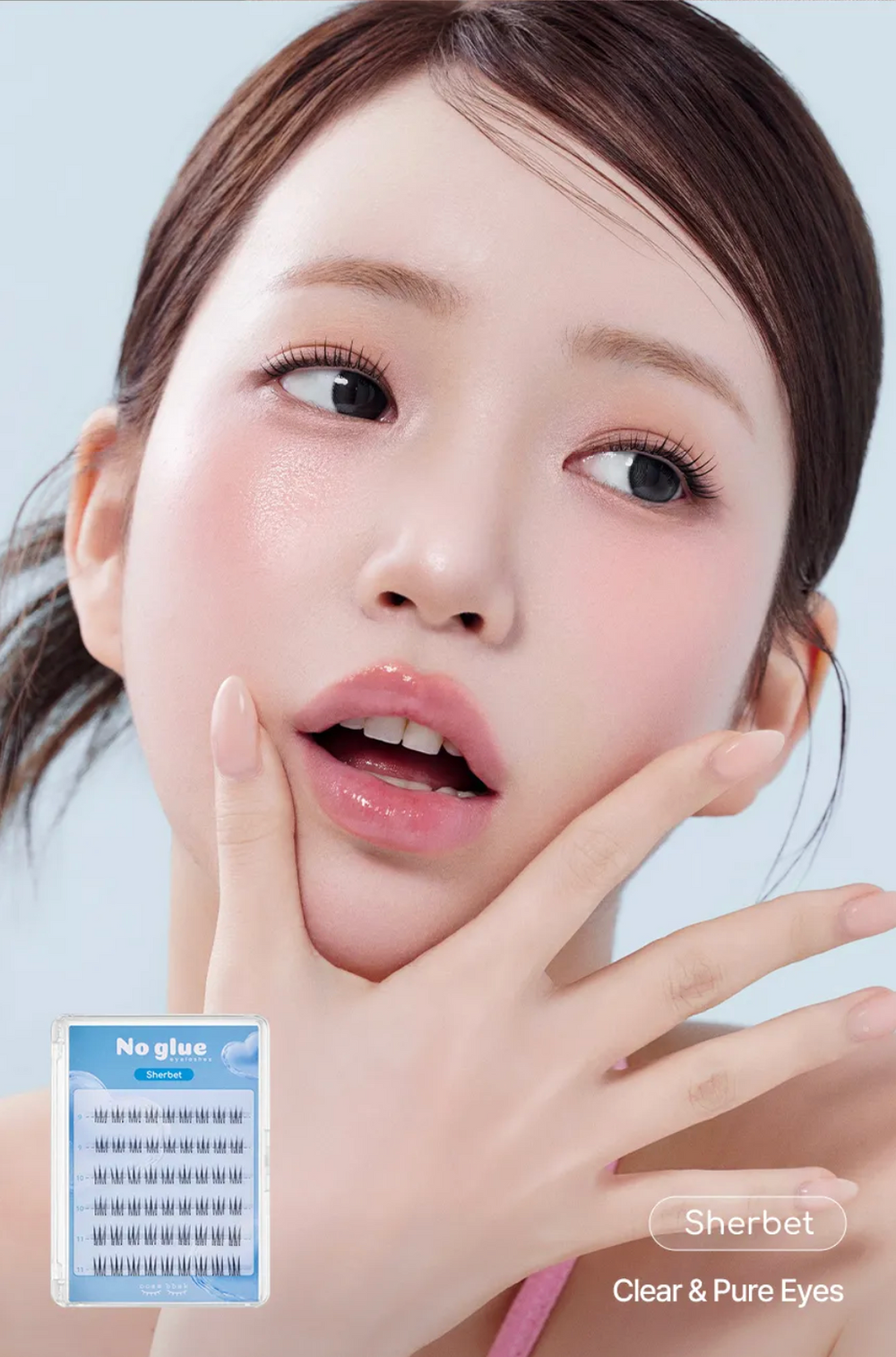 ccam bbak - No Glue Lash - Sherbet - Hypoalergenní samolepicí trsové řasy