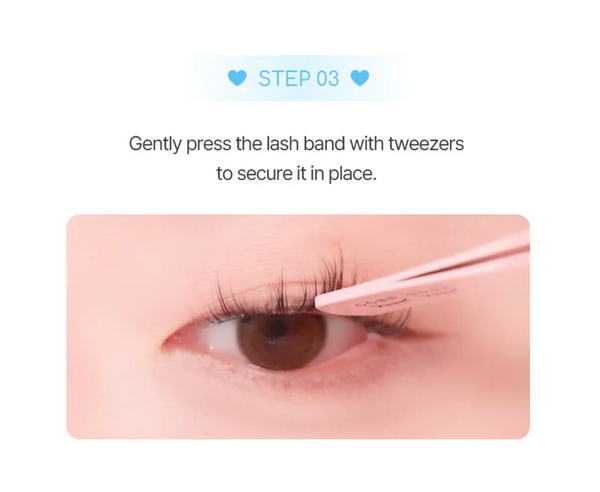 ccam bbak - No Glue Lash - Sherbet - Hypoalergenní samolepicí trsové řasy