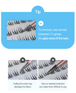 ccam bbak - No Glue Lash - Sherbet - Hypoalergenní samolepicí trsové řasy