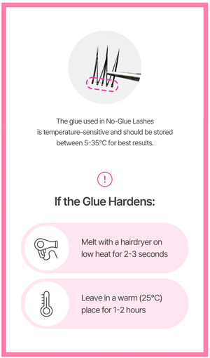 ccam bbak - No Glue Lash - Sherbet - Hypoalergenní samolepicí trsové řasy