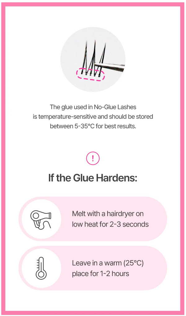 ccam bbak - No Glue Lash - Sherbet - Hypoalergenní samolepicí trsové řasy