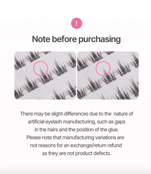 ccam bbak - No Glue Lash - Sherbet - Hypoalergenní samolepicí trsové řasy