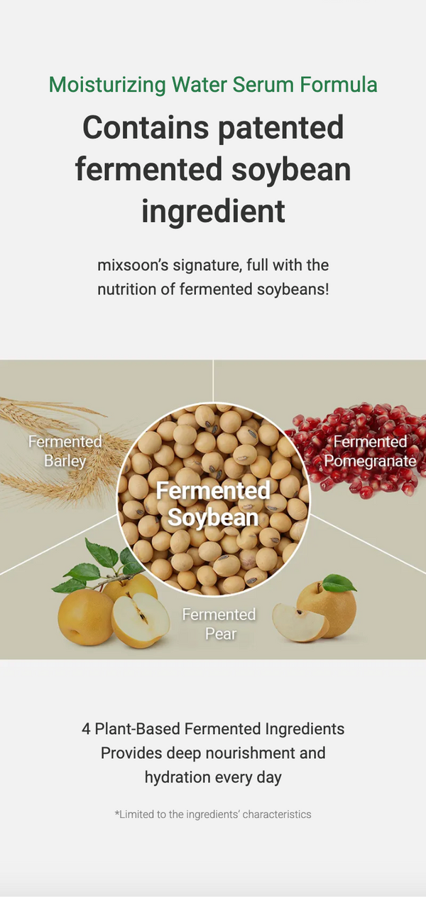 mixsoon - Bean Sun Serum SPF 50+ PA++++ - Lehký hydratační opalovací sérum 50ml