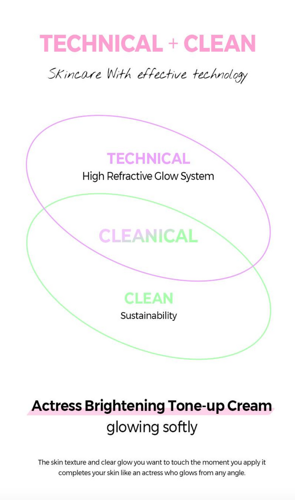 KLAVUU - White Pearlsation Ideal Actress Backstage Cream SPF30 PA++ - Rozjasňující tone-up krém, báze pod make-up a SPF v jednom