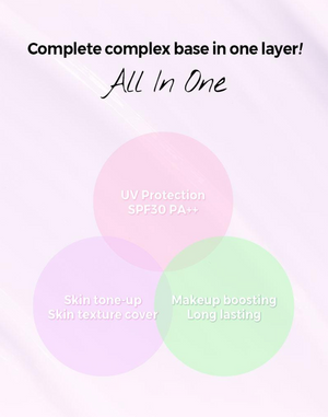 KLAVUU - White Pearlsation Ideal Actress Backstage Cream SPF30 PA++ - Rozjasňující tone-up krém, báze pod make-up a SPF v jednom