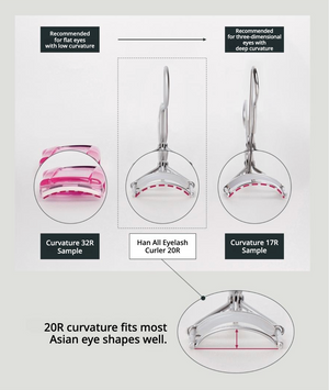 rom&nd - Han All Eyelash Curler - Kleštičky na řasy pro přirozené natočení
