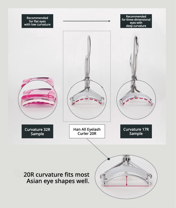 rom&nd - Han All Eyelash Curler - Kleštičky na řasy pro přirozené natočení