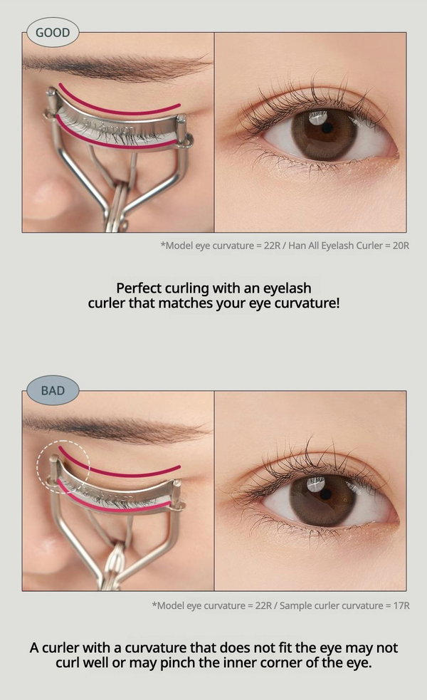 rom&nd - Han All Eyelash Curler - Kleštičky na řasy pro přirozené natočení