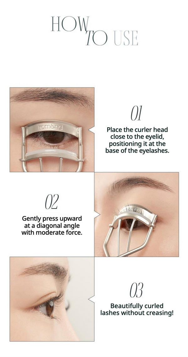 rom&nd - Han All Eyelash Curler - Kleštičky na řasy pro přirozené natočení