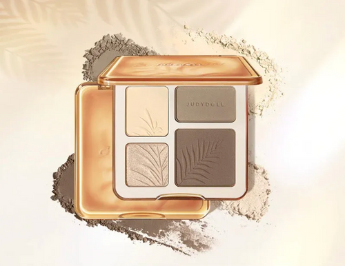 2 IN 1 Highlighter Contour Palette