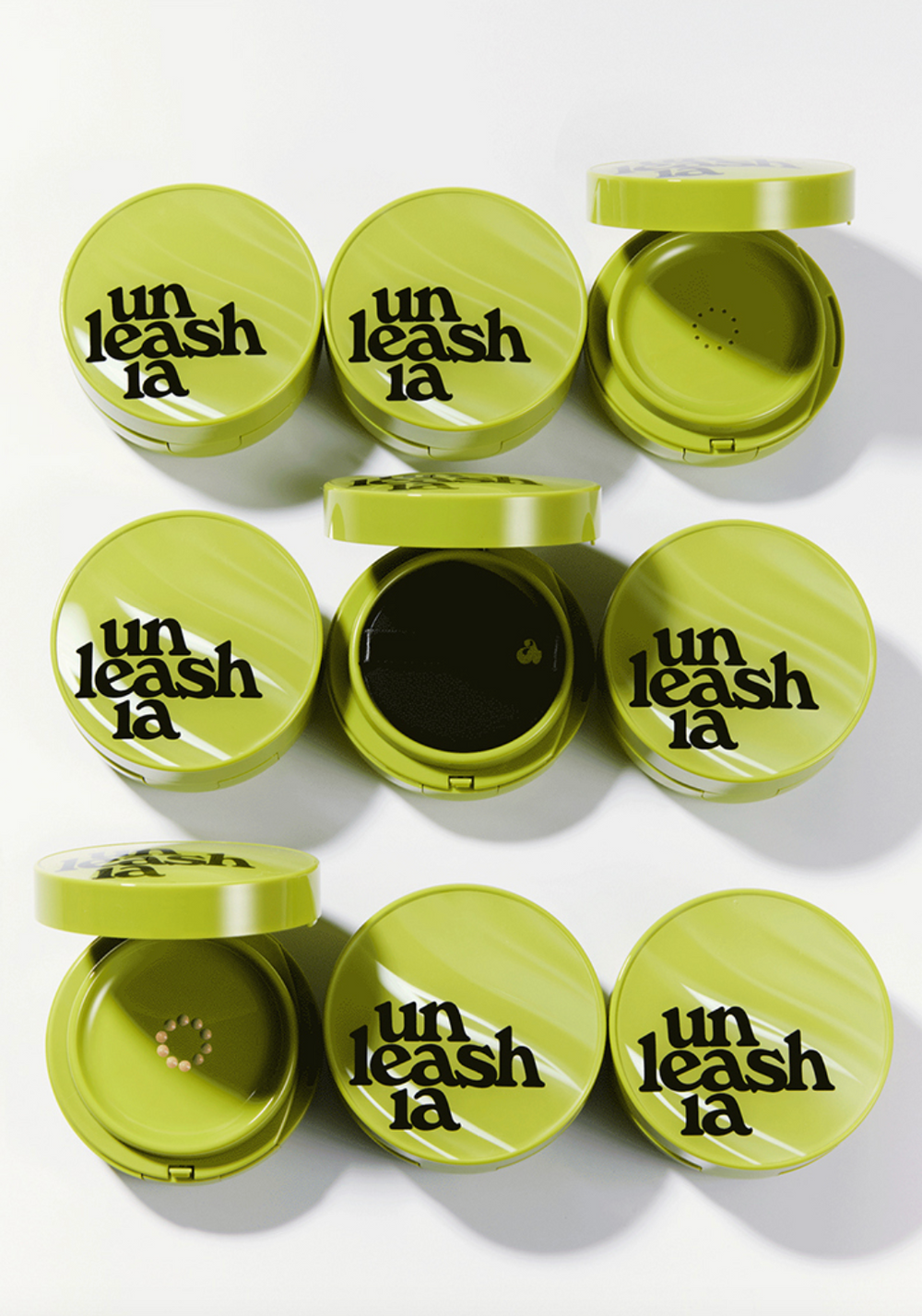 Satin Wear Healthy-Green Cushion [21N Eburnean] - Saténový make-up v houbičce