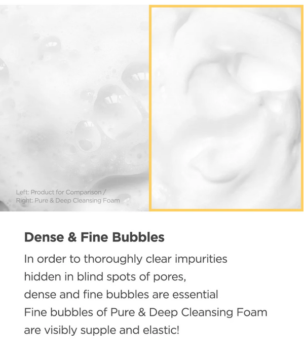 Pure&Deep Cleansing Foam - Hloubkově čisticí pěna 100ml