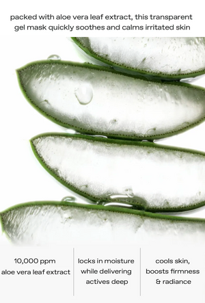 Aloe Hydrogel Sheet Mask - Hydratační a zklidňující hydrogelová maska