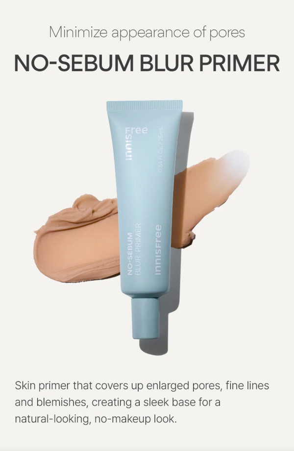 innisfree - No-Sebum Blur Primer - Lehký vyhlazující primer