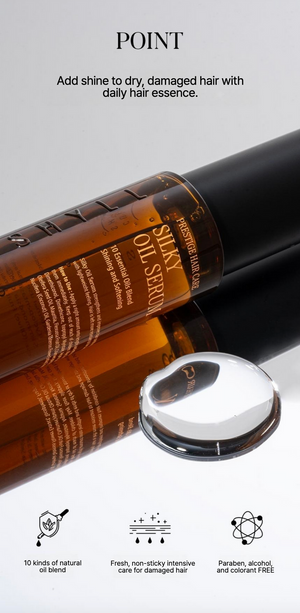 CURLYSHYLL - Silky Oil Serum - Vlasové sérum pro jemné, lesklé a vyživené vlasy