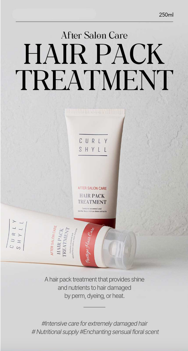 CURLYSHYLL - After Salon Care Hair Pack Treatment - Intenzivní vlasová maska pro poškozené a suché namáhané vlasy