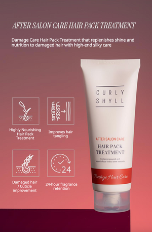 CURLYSHYLL - After Salon Care Hair Pack Treatment - Intenzivní vlasová maska pro poškozené a suché namáhané vlasy